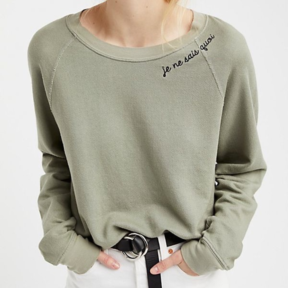 Free People Embroidered Otis Pullover by MATE